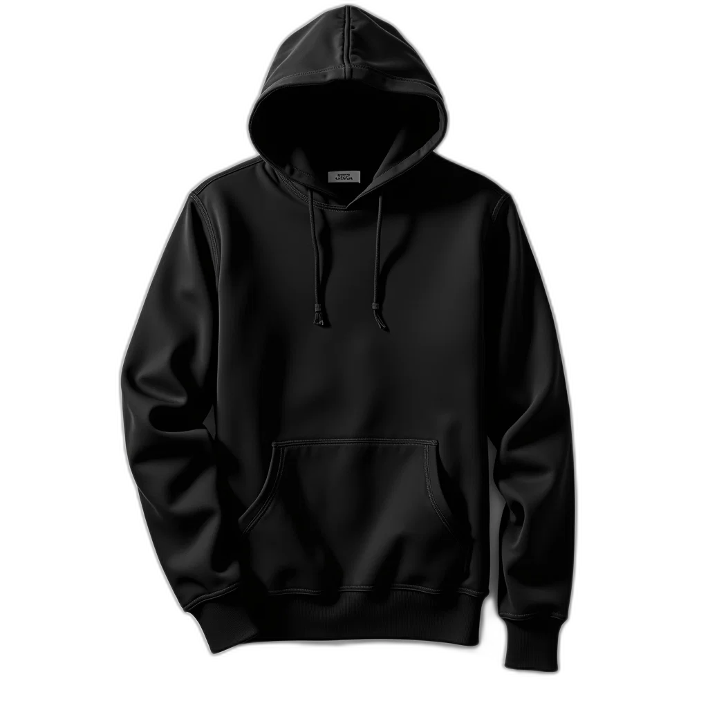 jacket, 3d render, dark, monochrome transparent PNG cut-out
