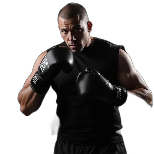 everlast, men, black, boxing transparent PNG cut-out