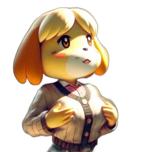 staff, jacket, animal, creature transparent PNG cut-out