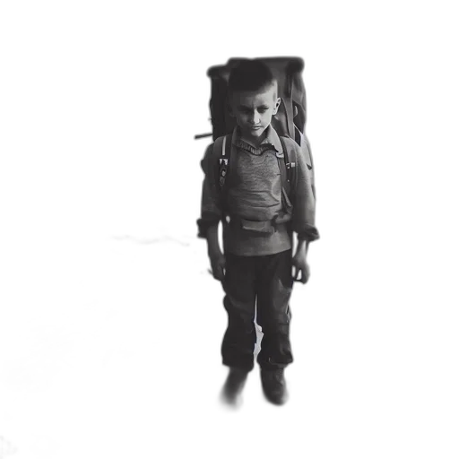 jacket, robot, staff, creature transparent PNG cut-out