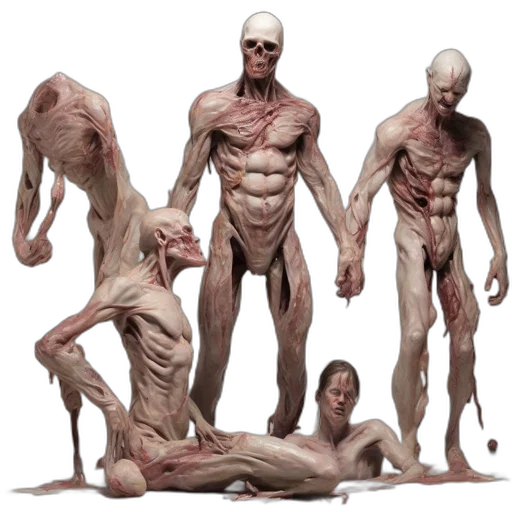 creature, concept art, 3d render, comic book art transparent PNG cut-out