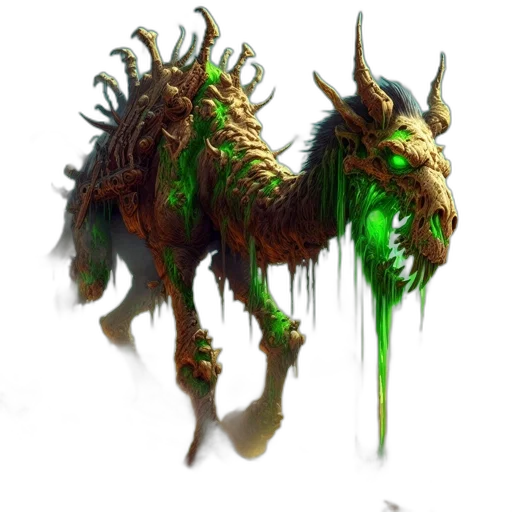 dragon, creature, animal, staff transparent PNG cut-out