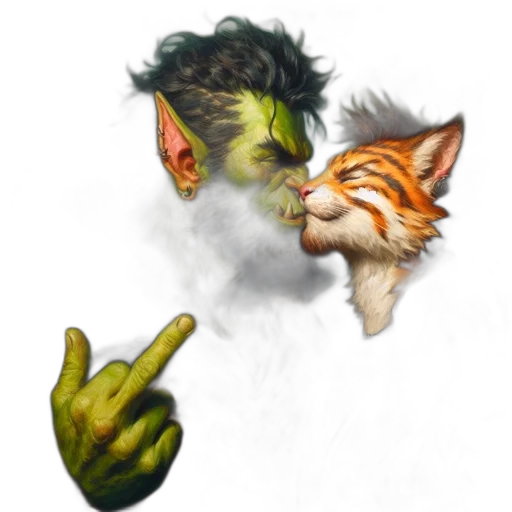 concept art, fantasy art, pixel art, photorealistic transparent PNG cut-out