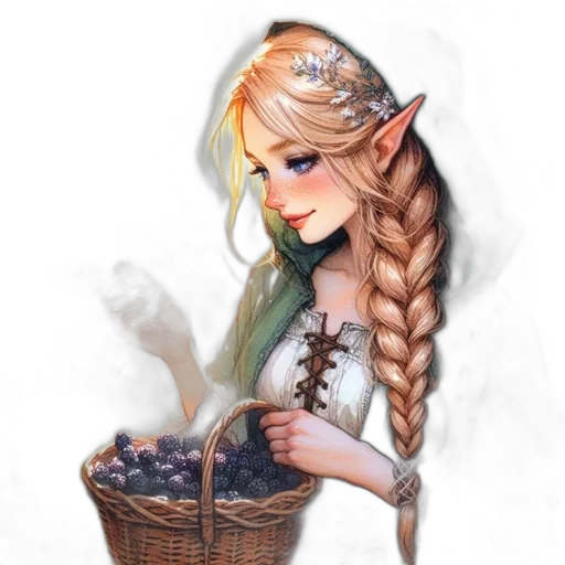 dragon, staff, dress, fantasy art transparent PNG cut-out