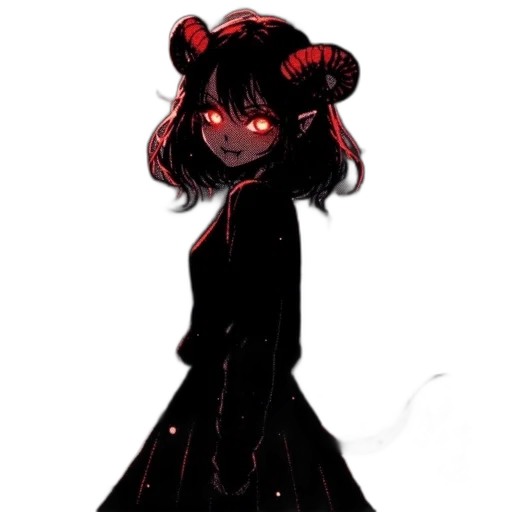 dress, mask, creature, staff transparent PNG cut-out