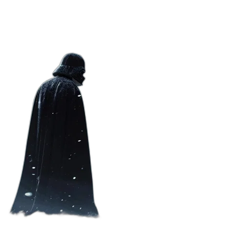 jacket, mask, staff, weapon transparent PNG cut-out
