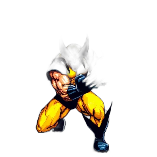 weapon, staff, hair, comic book art transparent PNG cut-out