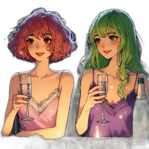 dress, watercolor, pixel art, concept art transparent PNG cut-out
