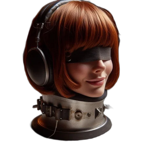 robot, mask, face, staff transparent PNG cut-out