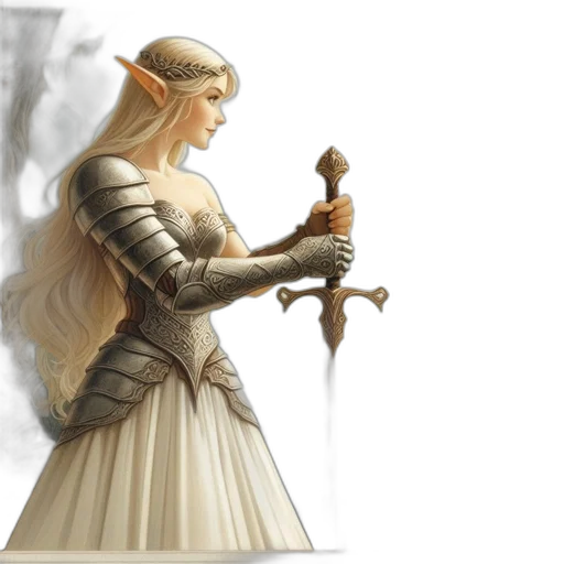 sword, dragon, weapon, dress transparent PNG cut-out