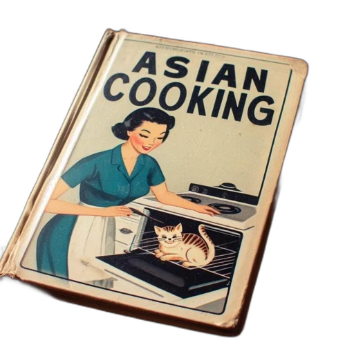 food, old, cookbook, named transparent PNG cut-out