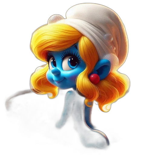 staff, hat, hair, mask transparent PNG cut-out