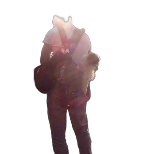 jacket, staff, robot, face transparent PNG cut-out