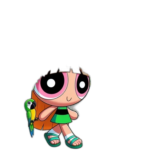 creature, staff, animal, cartoon transparent PNG cut-out