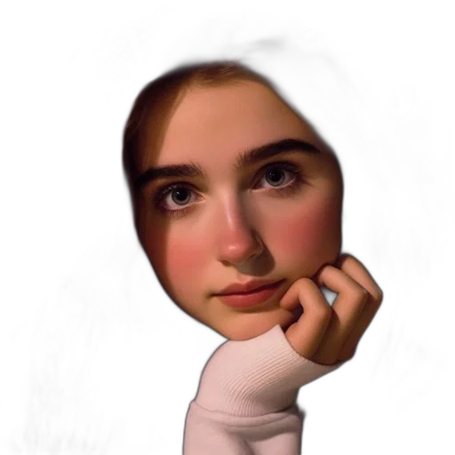 face, staff, hair, creature transparent PNG cut-out
