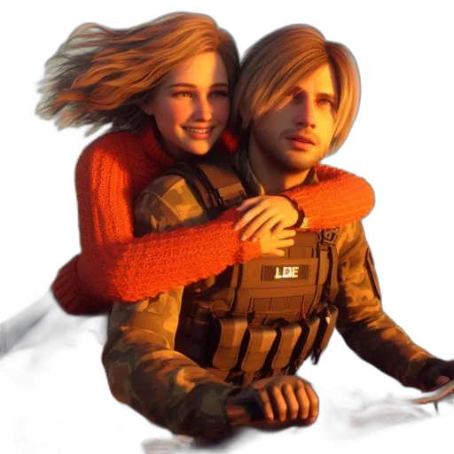 jacket, concept art, fantasy art, 3d render transparent PNG cut-out