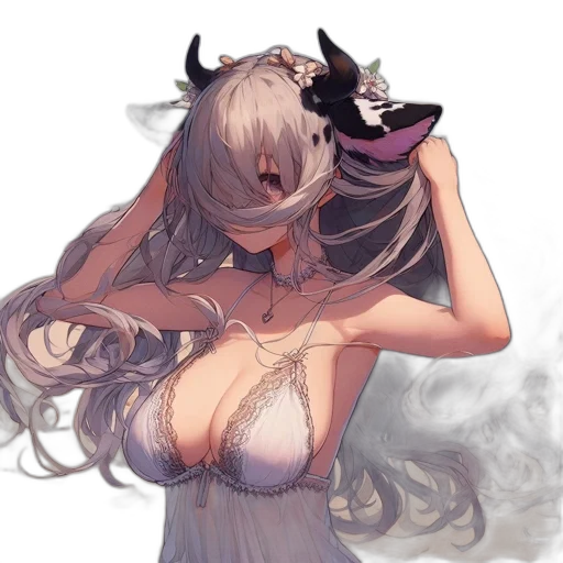 dress, dragon, mask, crown transparent PNG cut-out