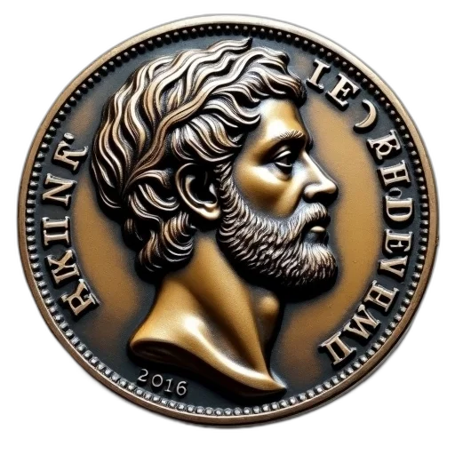 crown, close-up, image, coin transparent PNG cut-out