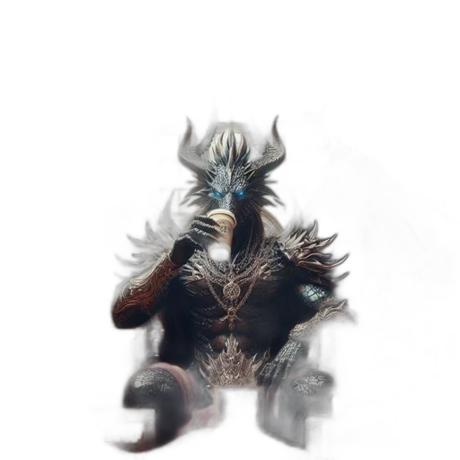dragon, creature, mask, animal transparent PNG cut-out