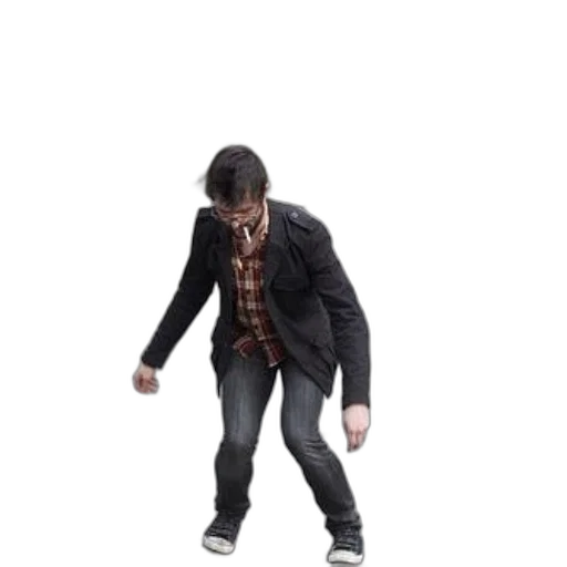 jacket, staff, shoes, creature transparent PNG cut-out