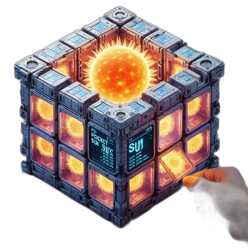 weapon, robot, concept art, pixel art transparent PNG cut-out