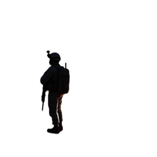 hat, jacket, staff, weapon transparent PNG cut-out