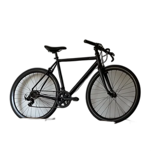 3d render, photorealistic, metal, bike transparent PNG cut-out