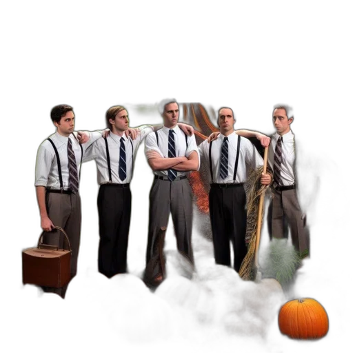 staff, furniture, concept art, 3d render transparent PNG cut-out