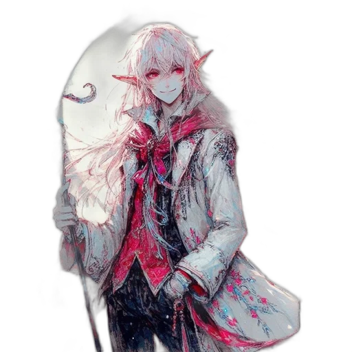 jacket, mask, sword, staff transparent PNG cut-out