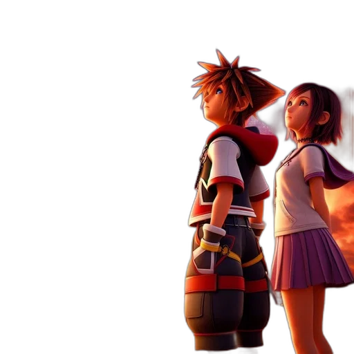 concept art, 3d render, anime, fire transparent PNG cut-out