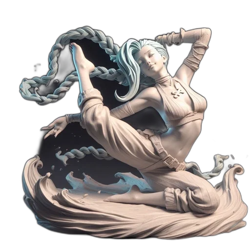 dress, creature, hair, jewelry transparent PNG cut-out