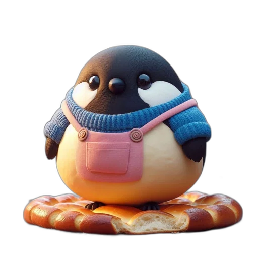 hat, animal, food, 3d render transparent PNG cut-out