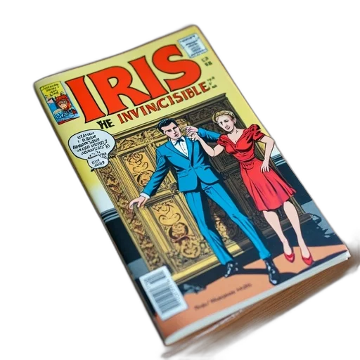 comic book art, vintage, comic, book transparent PNG cut-out