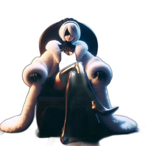robot, staff, creature, furniture transparent PNG cut-out