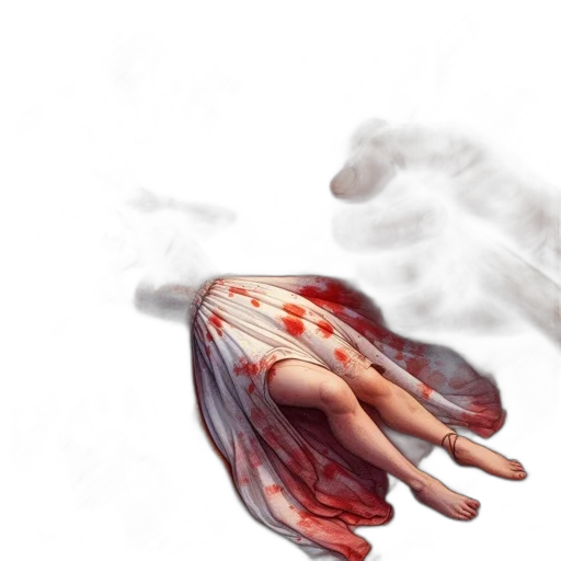 weapon, hair, concept art, photorealistic transparent PNG cut-out