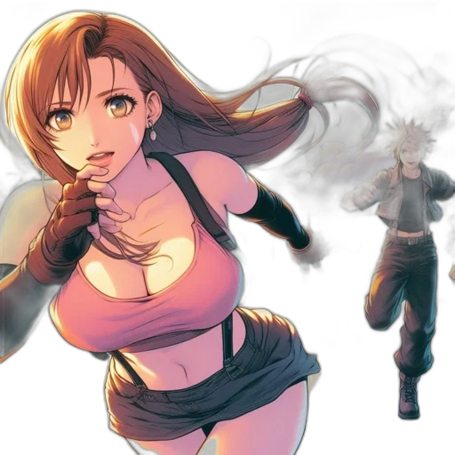 concept art, anime, comic book art, fantasy art transparent PNG cut-out