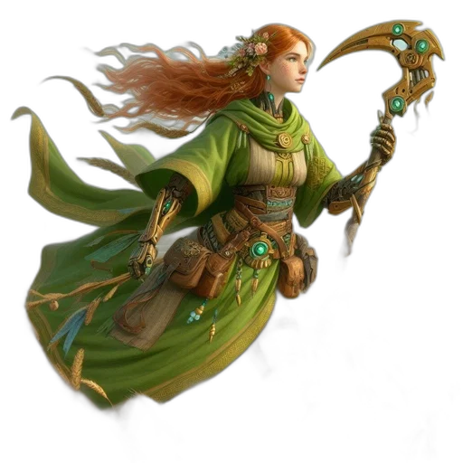 staff, dragon, fantasy art, concept art transparent PNG cut-out