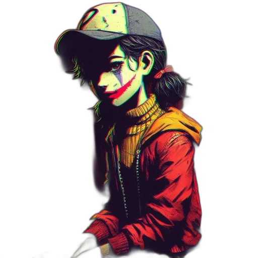 mask, face, hat, jacket transparent PNG cut-out