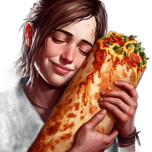 food, face, photorealistic, concept art transparent PNG cut-out
