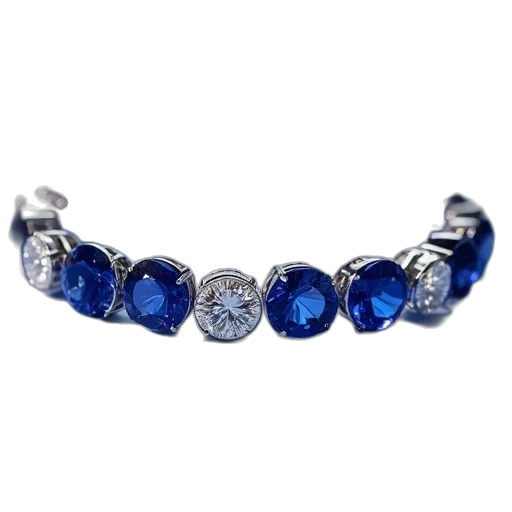 jewelry, crown, alternating, blue transparent PNG cut-out