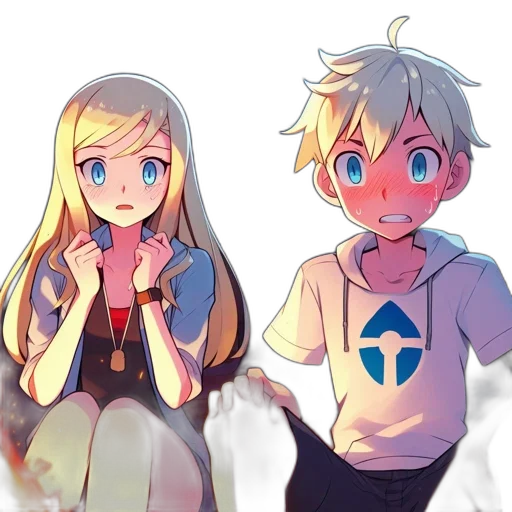 anime, pixel art, cartoon, watercolor transparent PNG cut-out