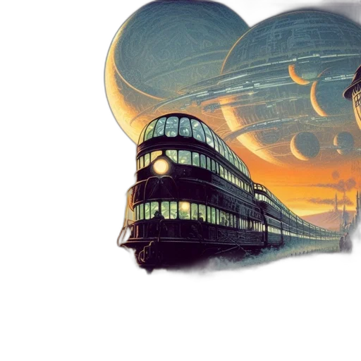 concept art, outer space, during, dawn transparent PNG cut-out