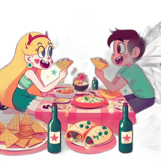 food, dress, concept art, watercolor transparent PNG cut-out