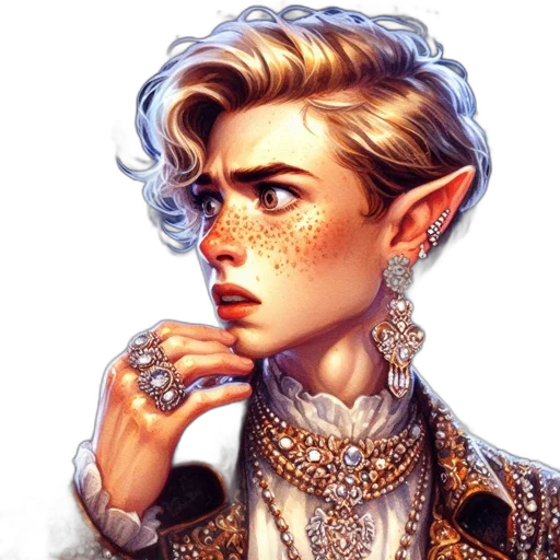 jewelry, face, staff, crown transparent PNG cut-out
