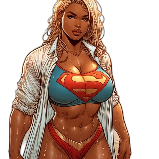 comic book art, concept art, fantasy art, cartoon transparent PNG cut-out