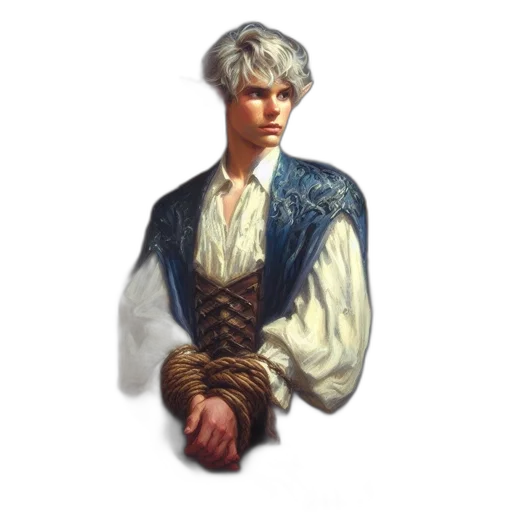 jacket, sword, dragon, staff transparent PNG cut-out