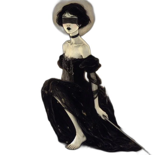 dress, hat, jewelry, mask transparent PNG cut-out