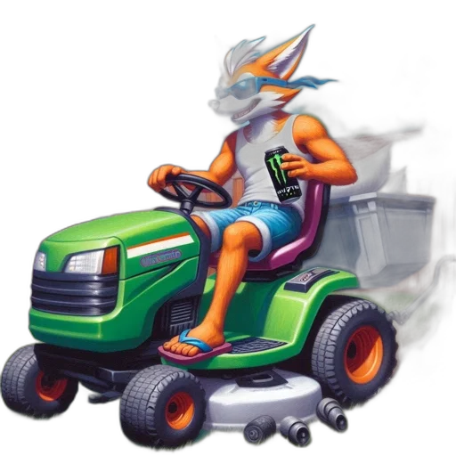 car, animal, vaporwave, concept art transparent PNG cut-out