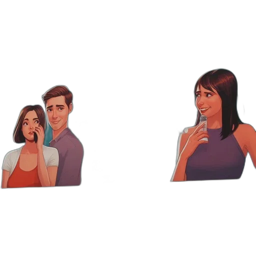 concept art, pixel art, 3d render, cartoon transparent PNG cut-out