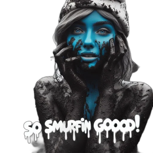 comic book art, person, blue, skin transparent PNG cut-out